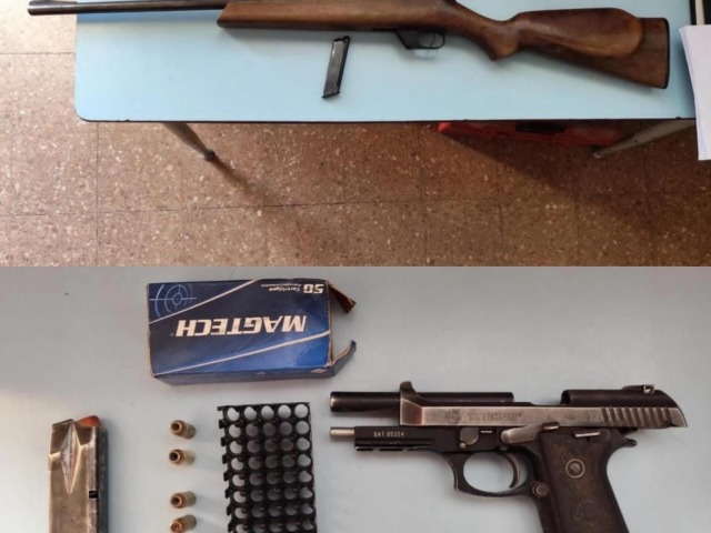 Secuestran armas tras dos casos de violencia de gnero